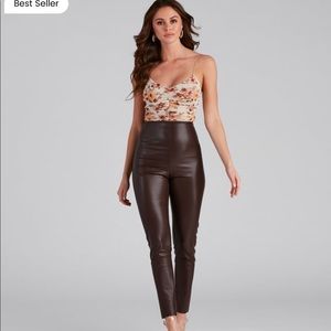 Windsor Faux Leather Leggings